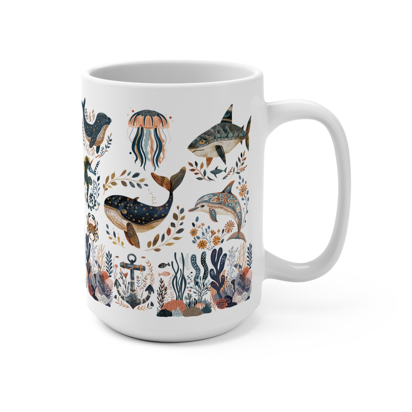 Oceans themed Coffee Mug - Coastal Gift Beach House Decor
