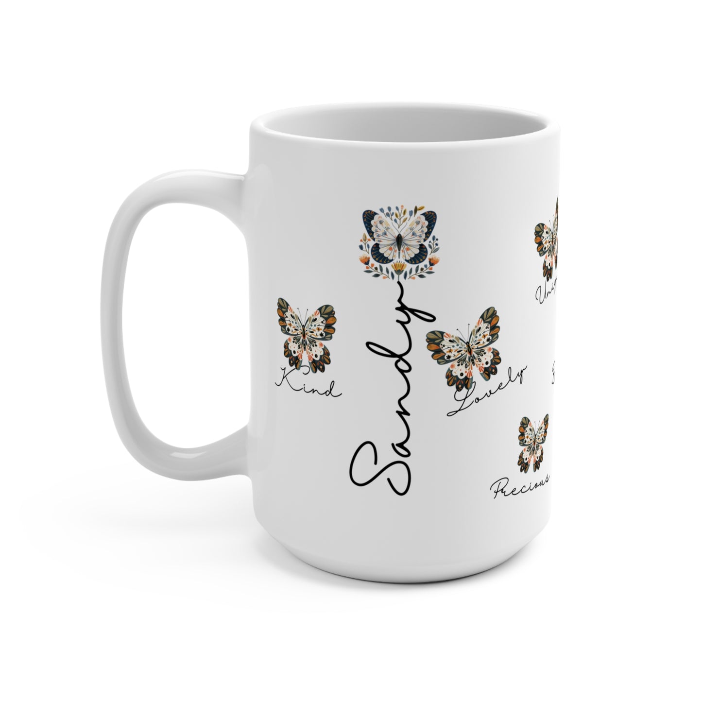 Butterfly Positive Affirmations Mug - Self Love Encouragement Gift