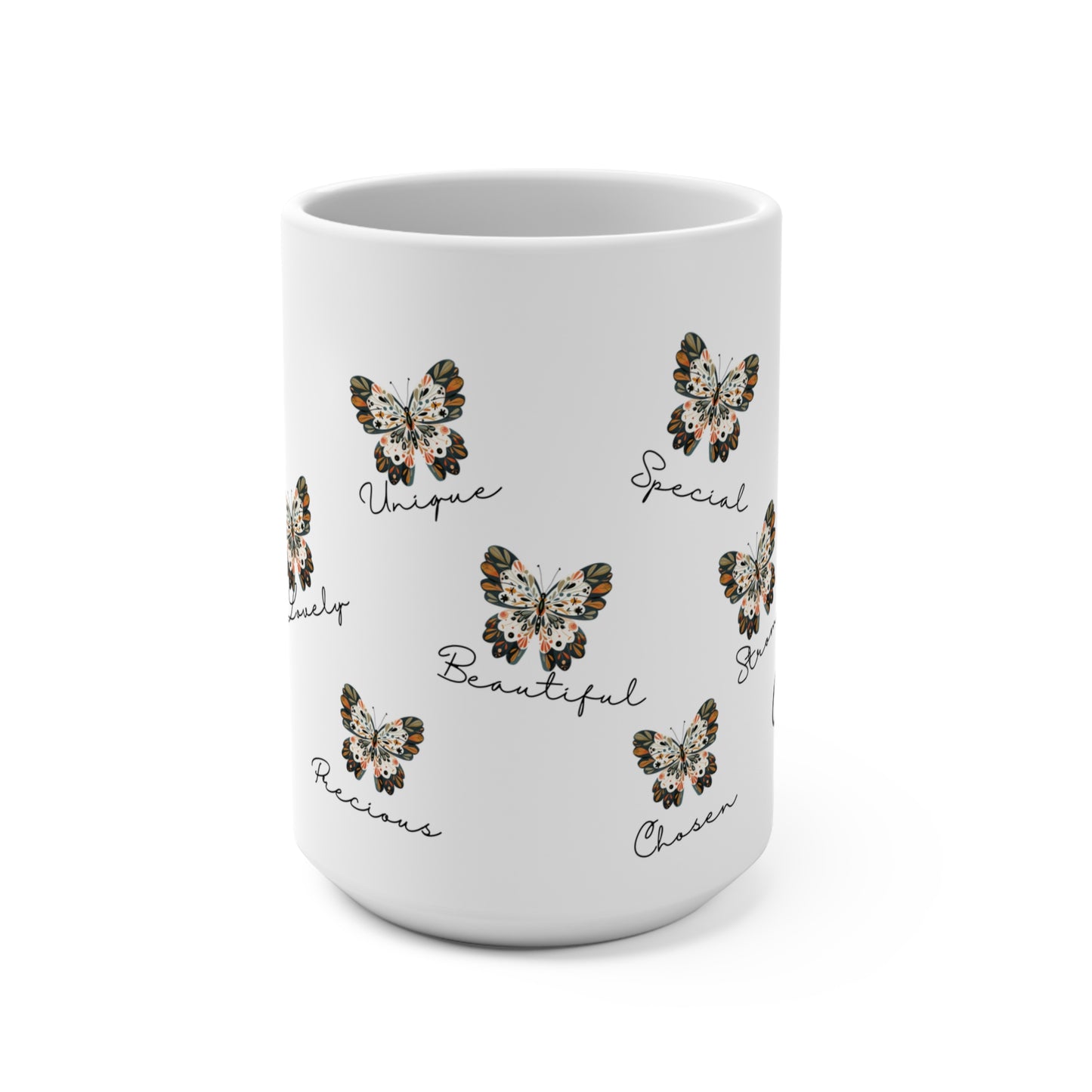 Butterfly Positive Affirmations Mug - Self Love Encouragement Gift