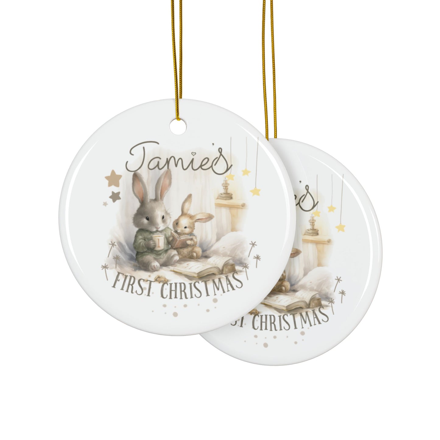 First Christmas Baby Ornament - Grandkid Christmas Gift Nursery Decor