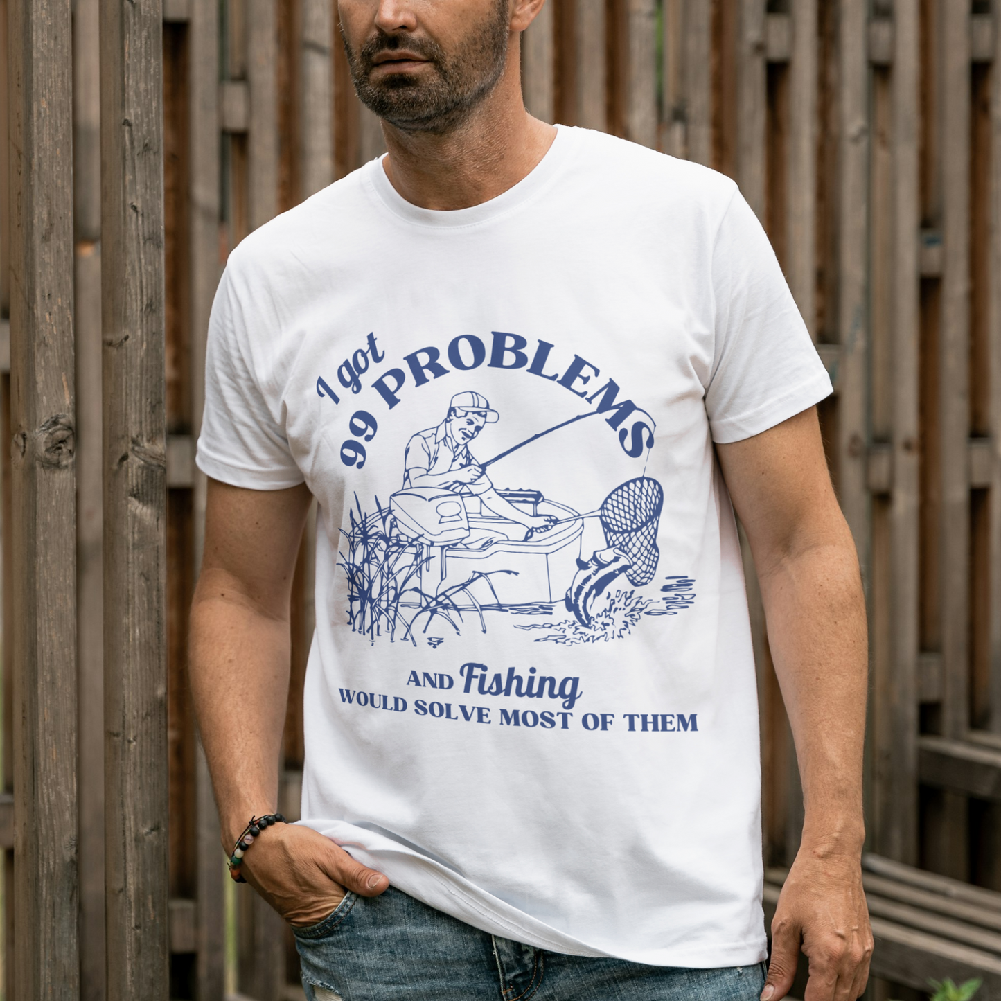Fishing Retirement T-Shirt Gone Fishing - Dad Gift