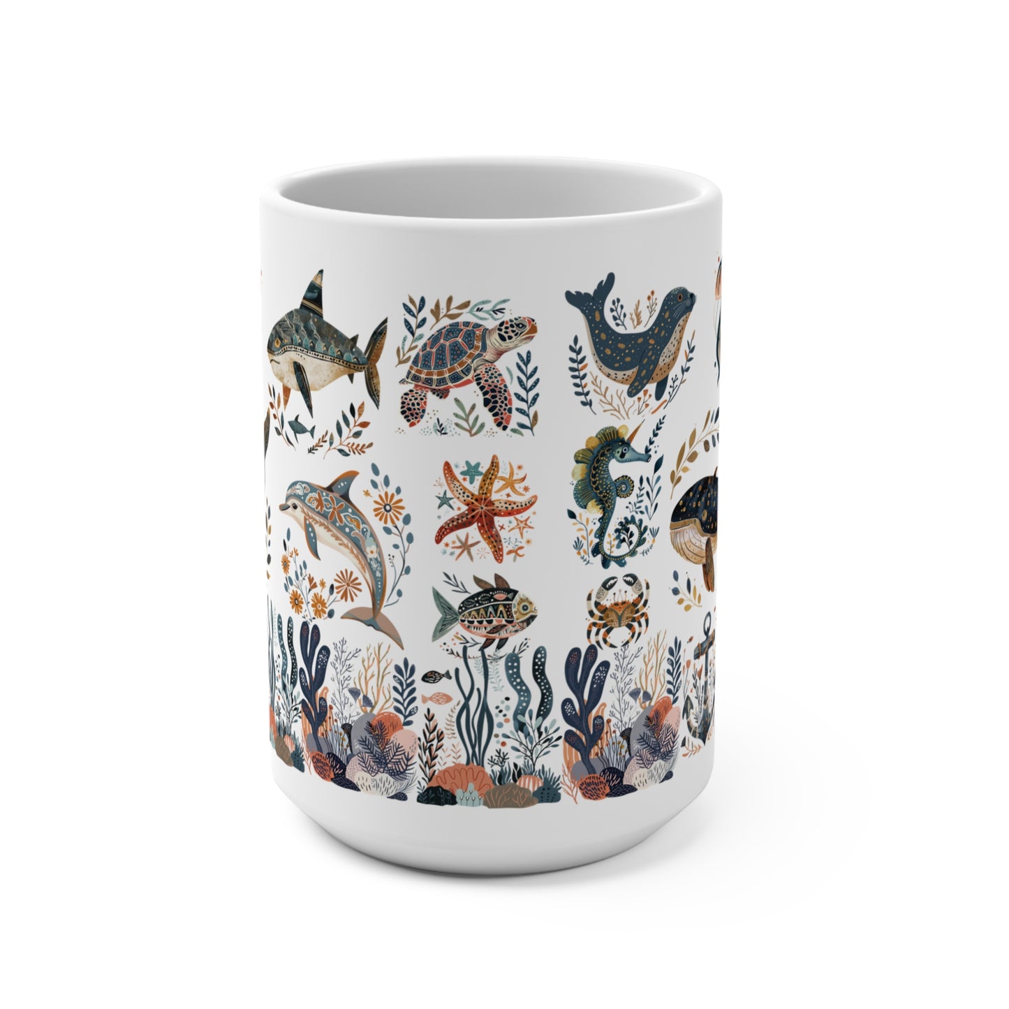 Oceans themed Coffee Mug - Coastal Gift Beach House Decor
