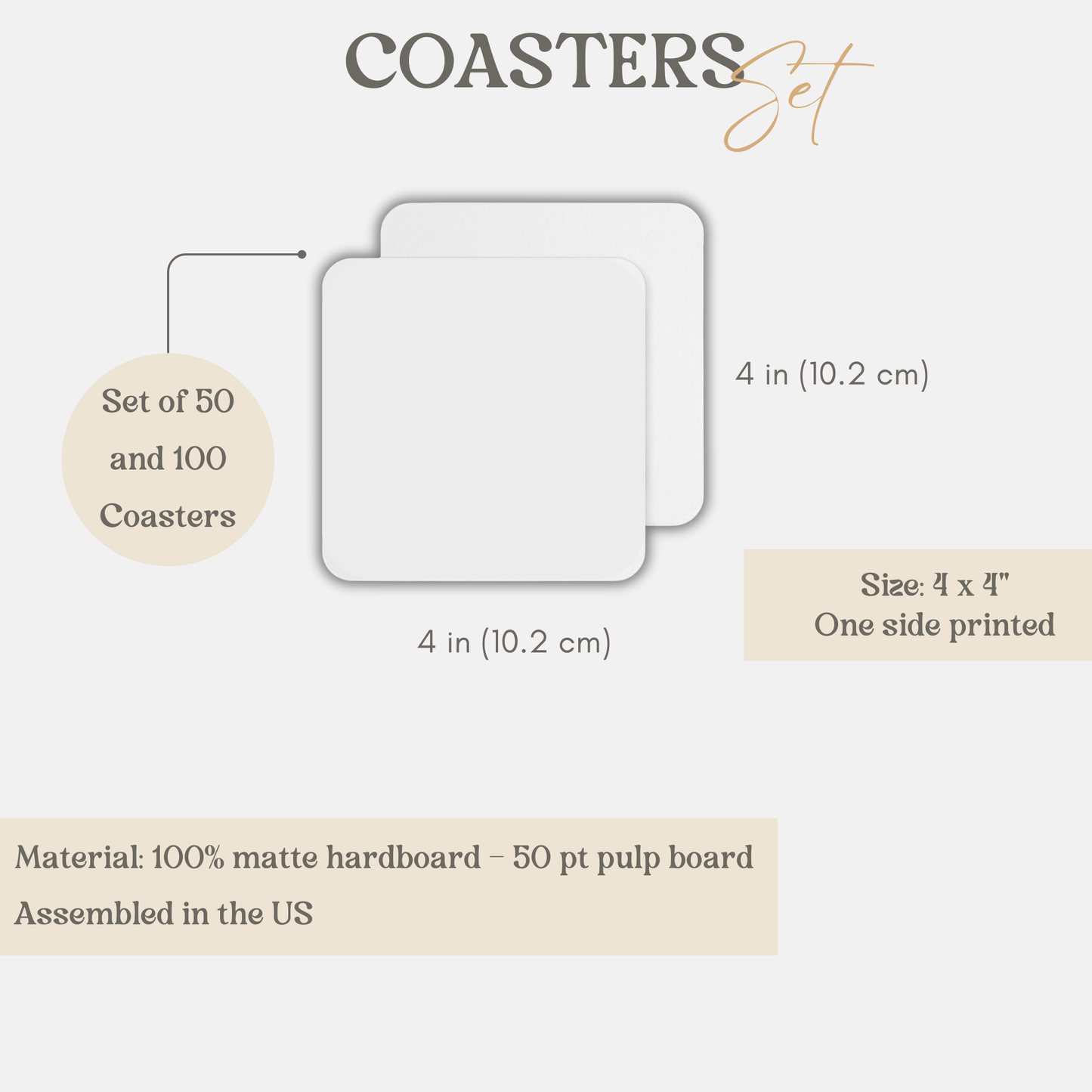 Rehearsal Dinner and engagement Coasters - Wedding Favors Bulk