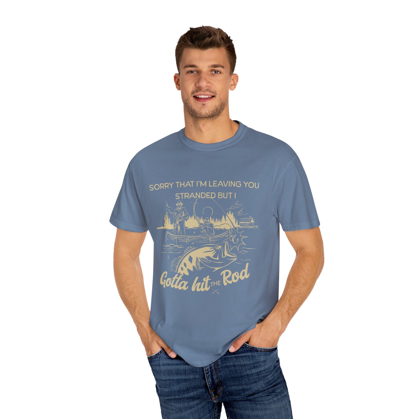 Fishing Gift Reel Adventure T-Shirt Men Fishing Gift, Funny Angler Tee Outdoor
