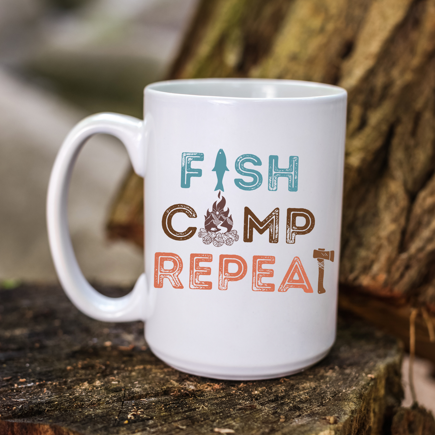 Outdoor Adventurer's Mug - Perfect Gift for Camping & Fishing Enthusiasts