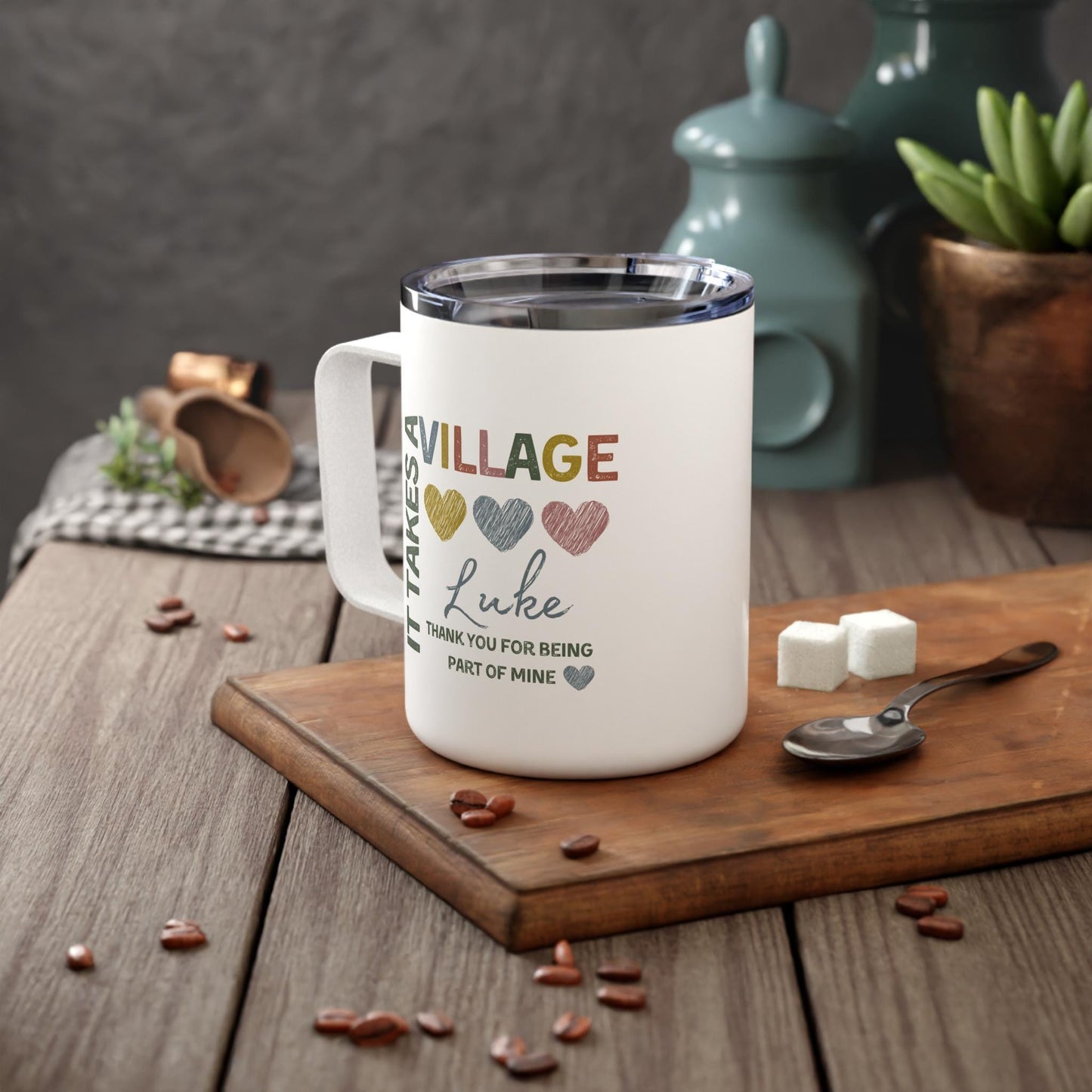 Thank you gift It takes a Village- Daycare and Teachers Appreciation