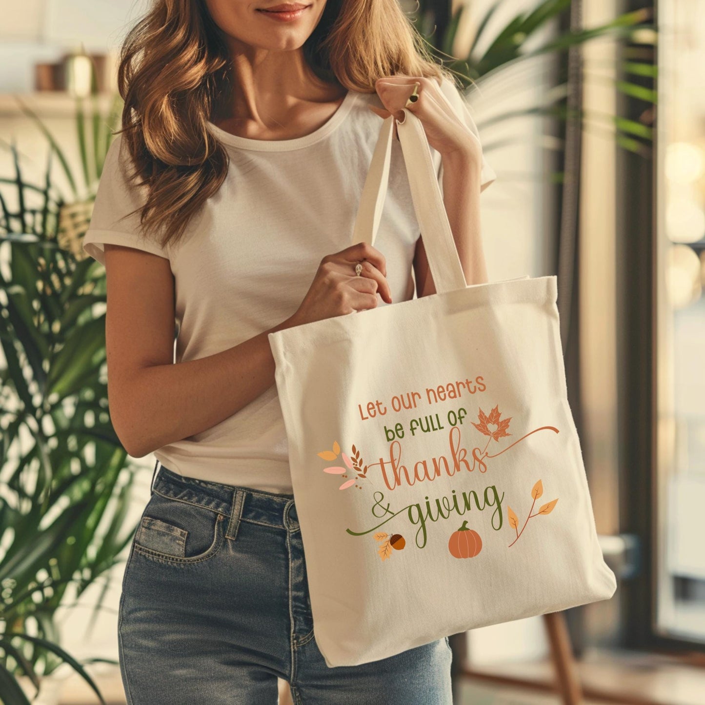 Thanksgiving favors tote bag - Cute laptop tote