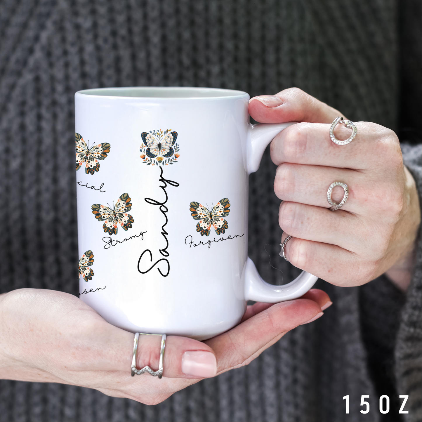 Butterfly Positive Affirmations Mug - Self Love Encouragement Gift