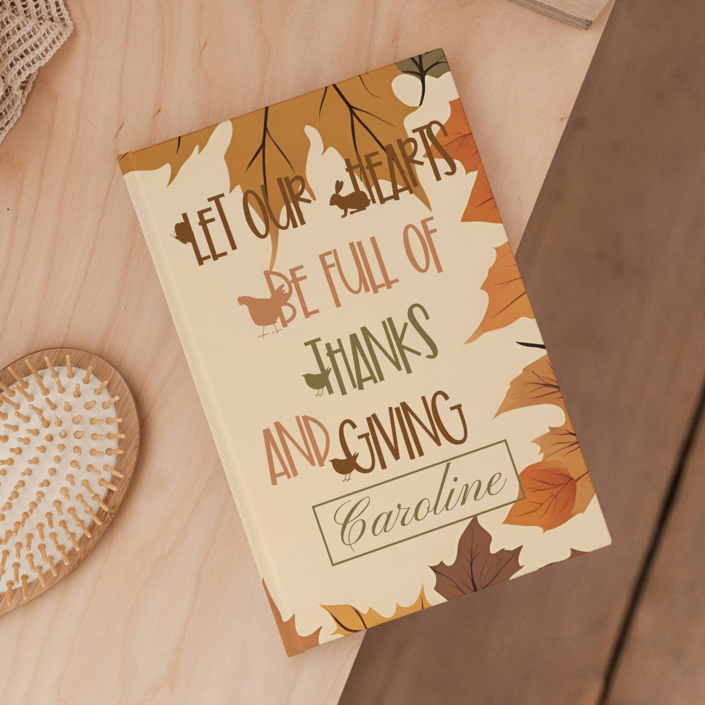 Thankful Journal Meditation Gift idea Fall Season