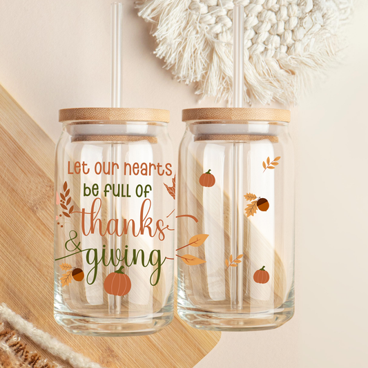 Thanksgiving Cup Gift for caregiver and daycare teachers