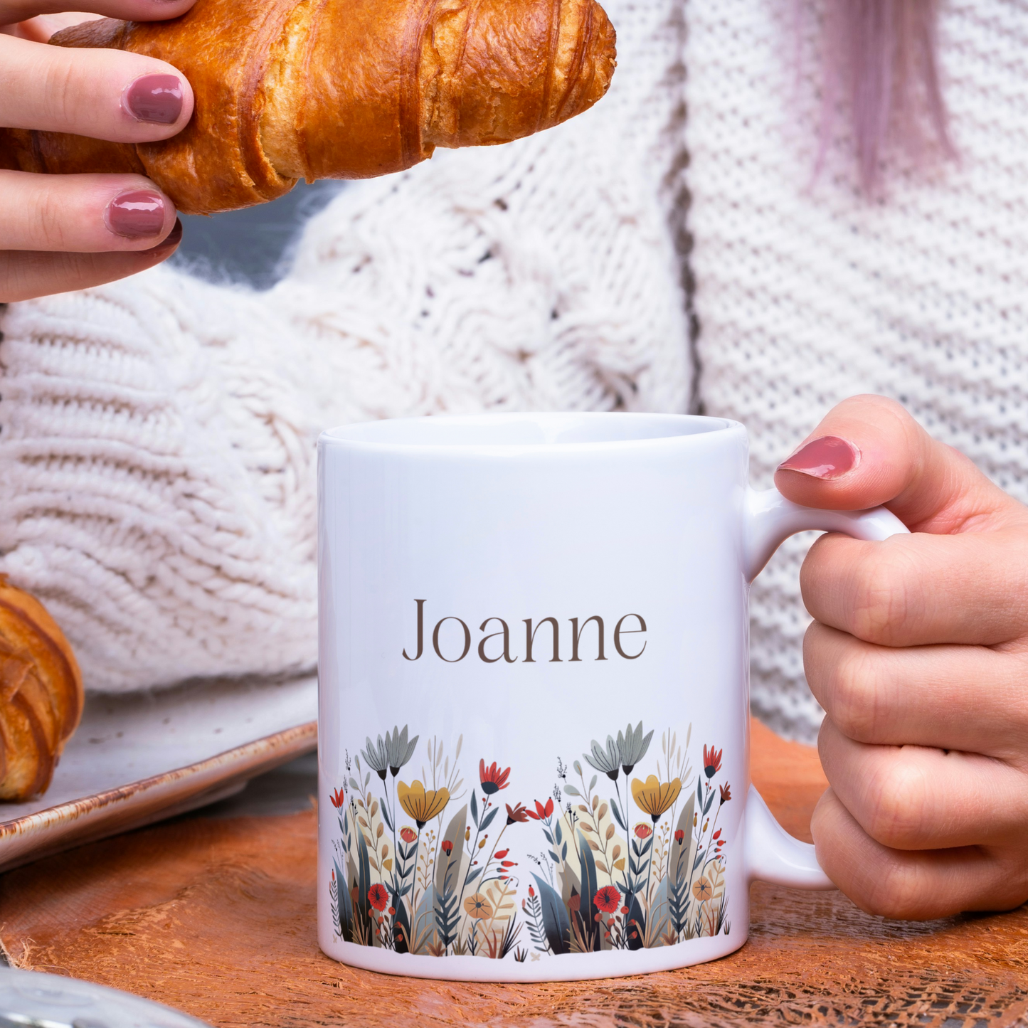 Thank you Mom mug floral Gift idea- Appreciation Mama presents