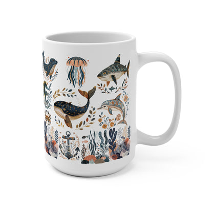 Oceans themed Coffee Mug - Coastal Gift Beach House Decor