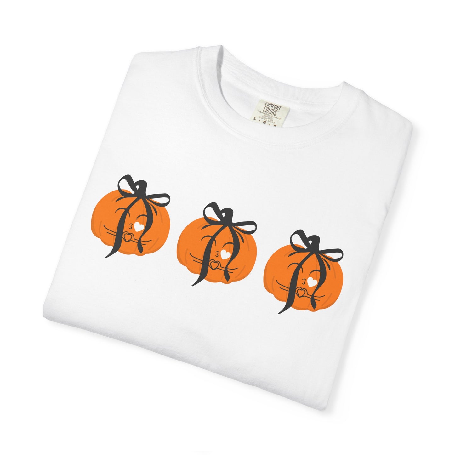 Coquette Pumpkin Shirt - Fall Aesthetic Tee - Halloween Outfit Pumpkin Patch Vibes