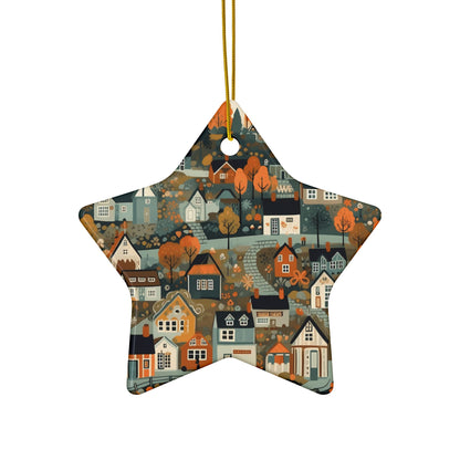 Nordic Christmas Ornament Gift - Scandinavian Village Decor