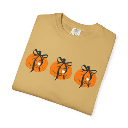Coquette Pumpkin Shirt - Fall Aesthetic Tee - Halloween Outfit Pumpkin Patch Vibes