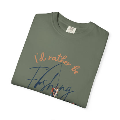 Fishing Enthusiast T-Shirt -Outdoor Shirt Anglers Summer Casual Wear