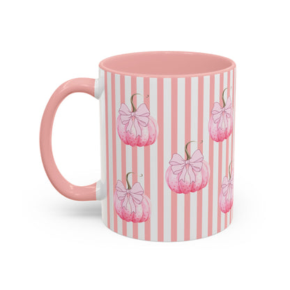 Pink Pumpkin Mug Fall Gift for Her - Halloween Trick or treat