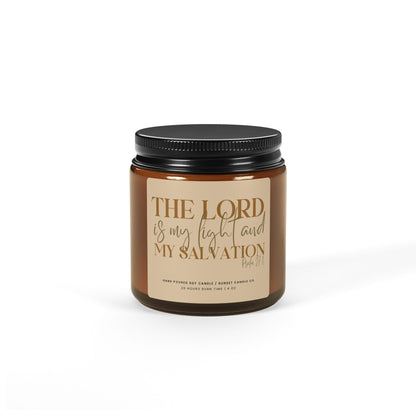 Christian candle gift with bible verse affirmation church group gift