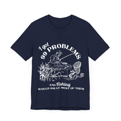 Fishing Retirement T-Shirt Gone Fishing - Dad Gift
