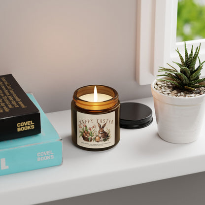Happy Easter Scented Soy Candle, Spring Decor Easter bunny gift hostess appreciation gift