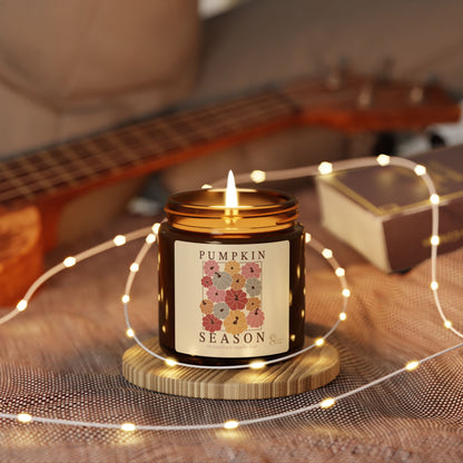 Fall Pumpkin Spice Candle - Premium Scented Candle for Home Decor
