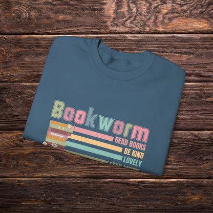 Bookworm Sweatshirt, Book lover Sweatshirt, Teacher Gift for book lover, Library Gifts, Reading Books Crewneck