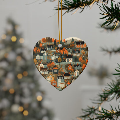 Nordic Christmas Ornament Gift - Scandinavian Village Decor