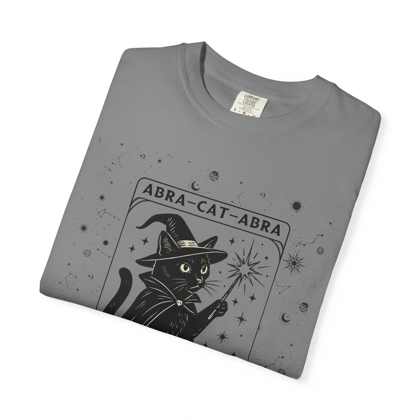 Black Cat T-shirt - Spooky Shirt Halloween - Zodiac Astrology Tee