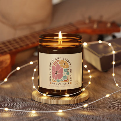 Thanksgiving Pumpkins Candle Favors - Fall Farmhouse Decor