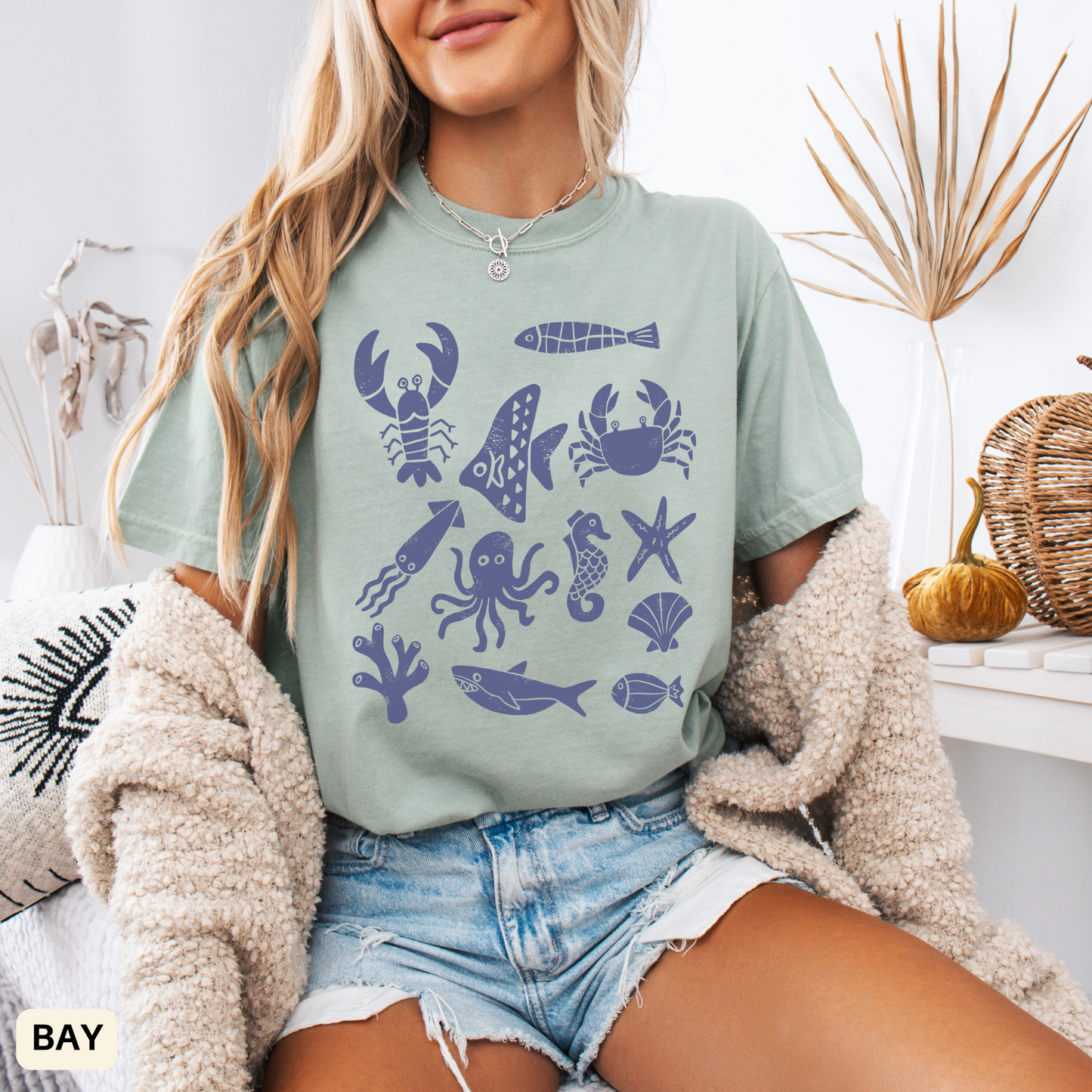 Coastal Vibe Shirt, Ocean Lifestyle T-Shirt- Unisex Summer Beach Wear- Nautical Fisherman Clothing