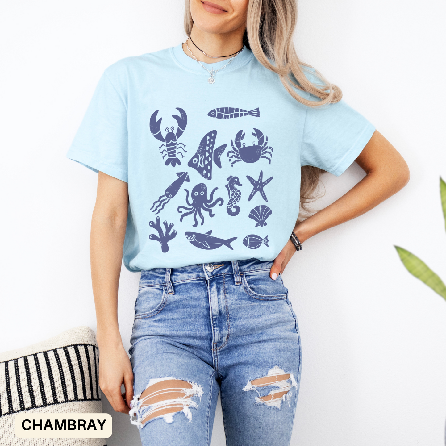 Coastal Vibe Shirt, Ocean Lifestyle T-Shirt- Unisex Summer Beach Wear- Nautical Fisherman Clothing