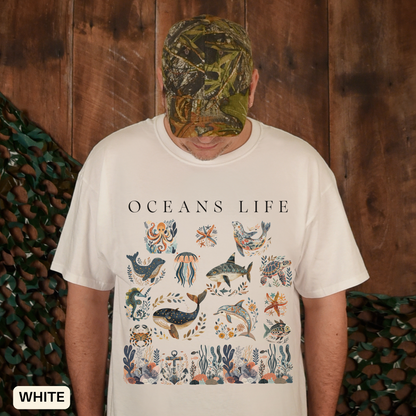 Ocean Inspired Unisex Shirt for Beach Summer Vibes Outfit