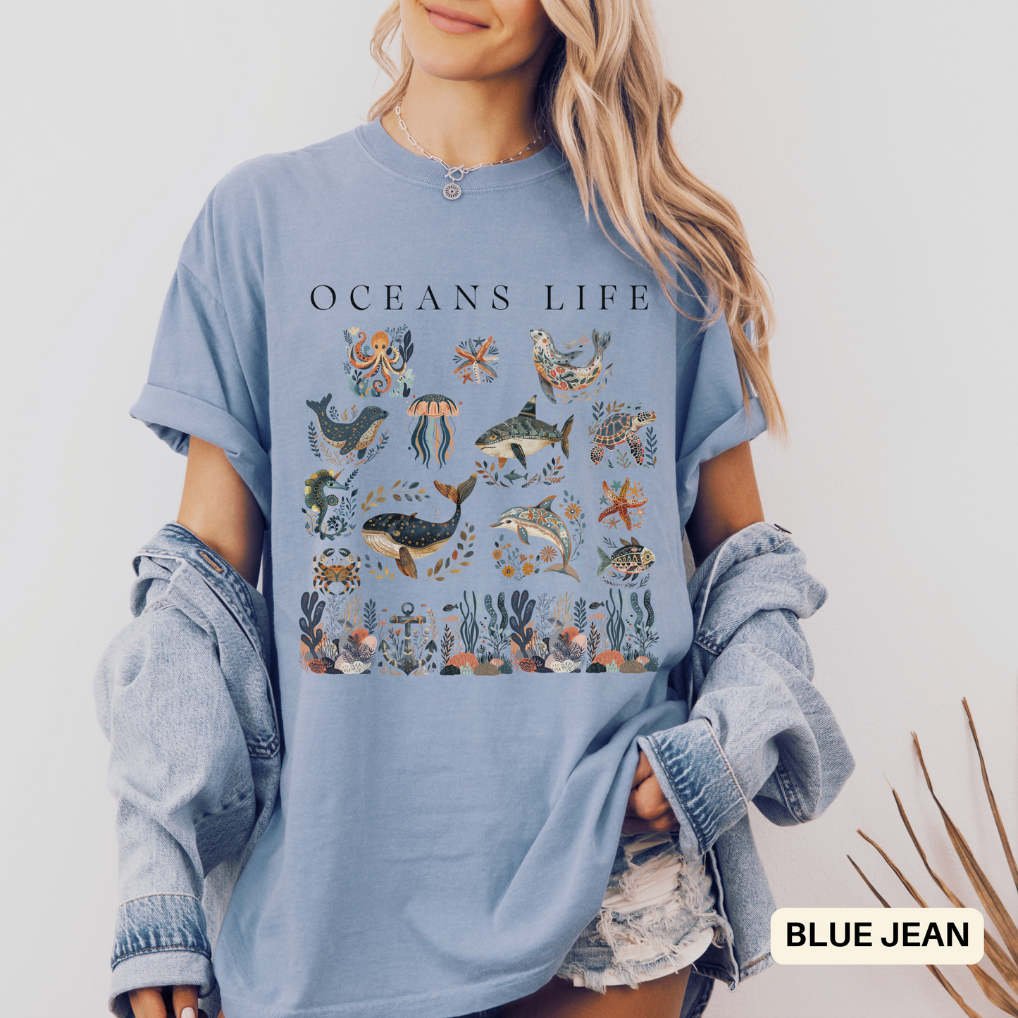 Ocean Inspired Unisex Shirt for Beach Summer Vibes Outfit
