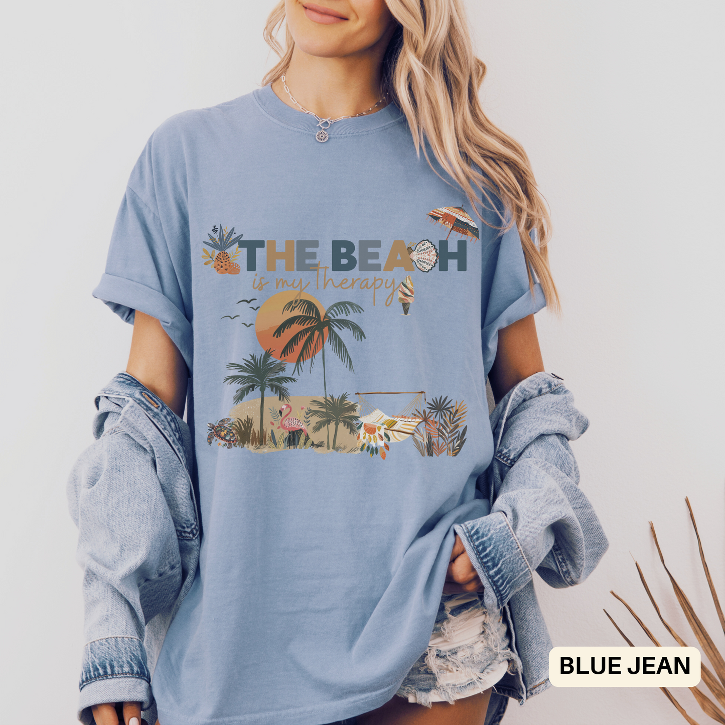 Beach Vibes T-shirt, Coastal Outfit for Spring and Summer Vacation