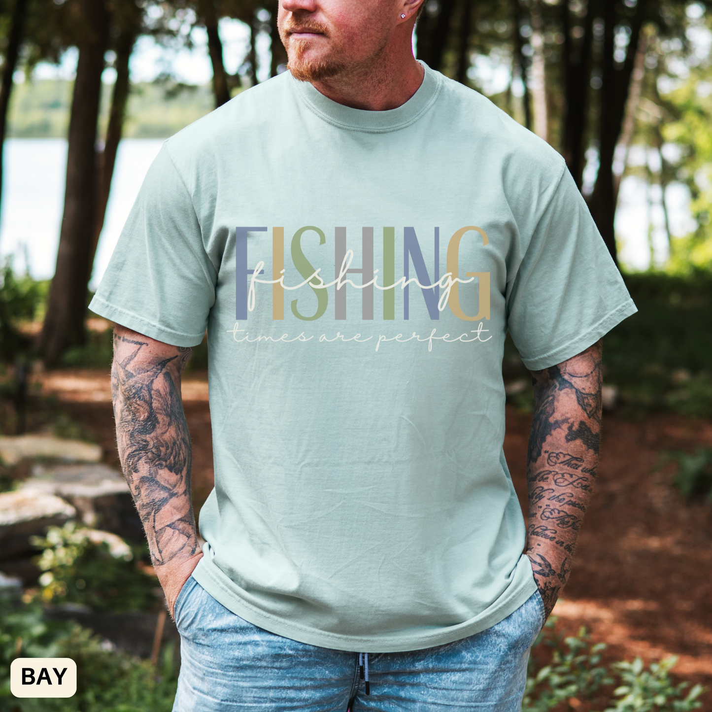 Fishing Vibes Unisex T-Shirt - Casual Summer Tee Gift for Anglers
