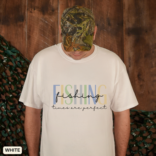 Fishing Vibes Unisex T-Shirt - Casual Summer Tee Gift for Anglers