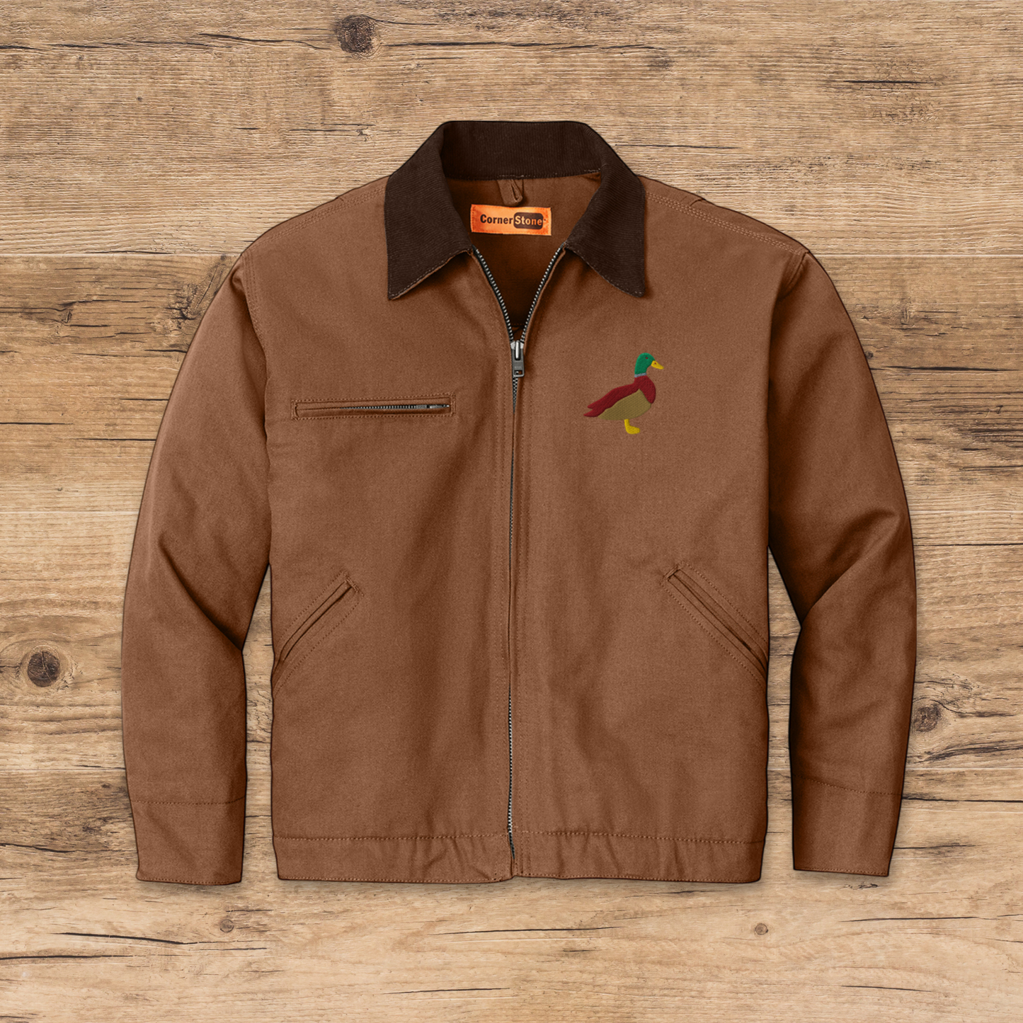 Duck Hunting Jacket - Embroidered Gift for Him - Unisex Outdoor Work Coat
