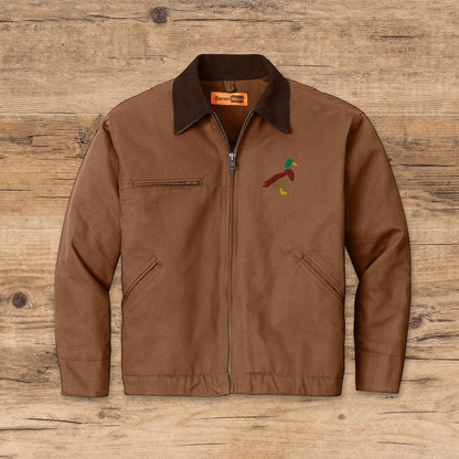 Duck Hunting Jacket - Embroidered Gift for Him - Unisex Outdoor Work Coat