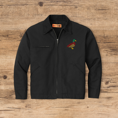 Duck Hunting Jacket - Embroidered Gift for Him - Unisex Outdoor Work Coat