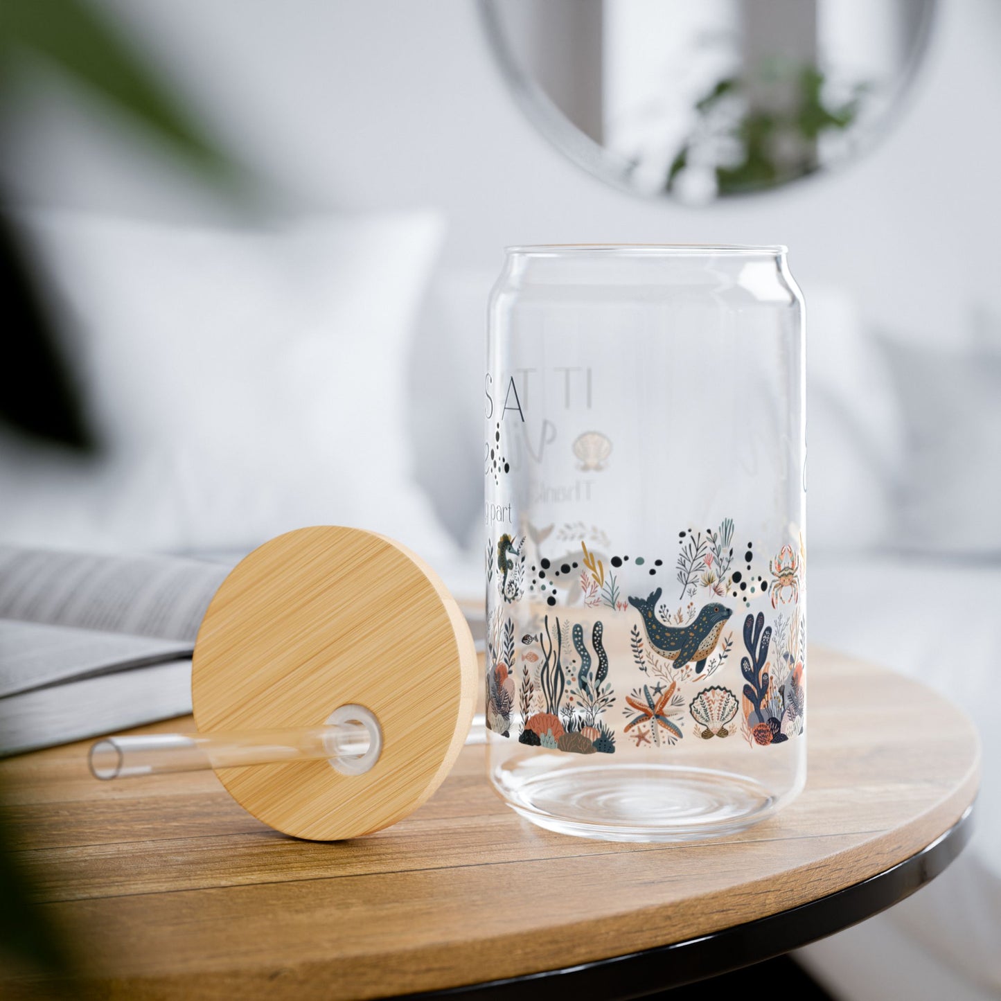 Coast Sea Life Themed Tumbler Thank You Gift idea for Friends and Family Appreciation