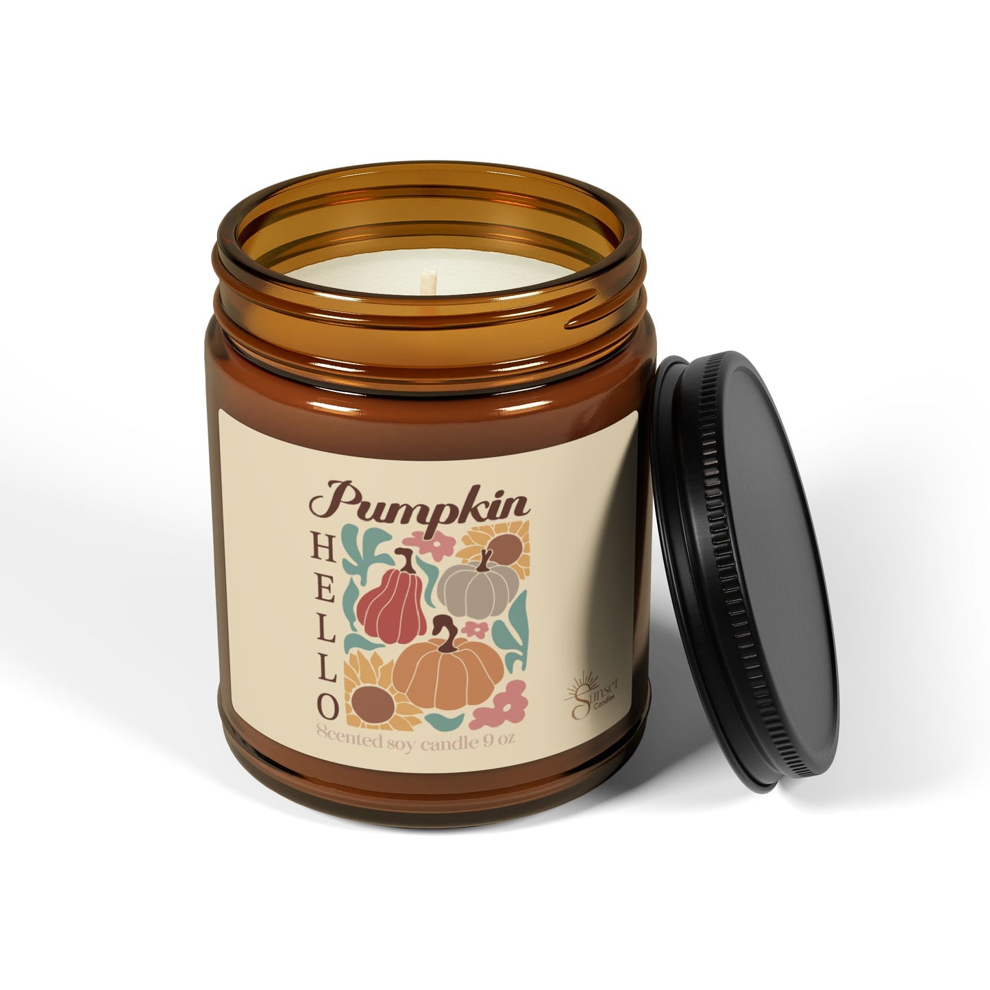 Fall Scented Cozy Candle Gift for Thanksgiving and Housewarming