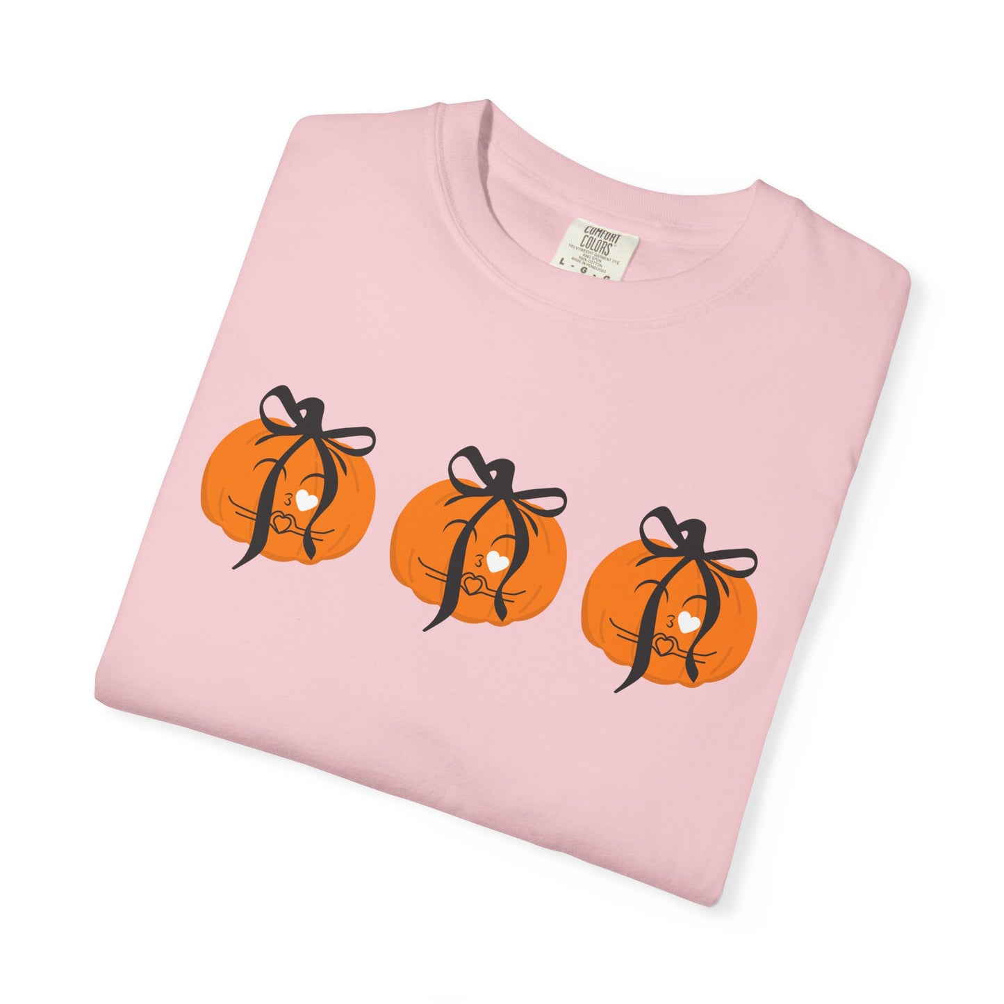 Coquette Pumpkin Shirt - Fall Aesthetic Tee - Halloween Outfit Pumpkin Patch Vibes
