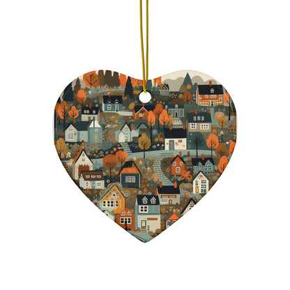 Nordic Christmas Ornament Gift - Scandinavian Village Decor