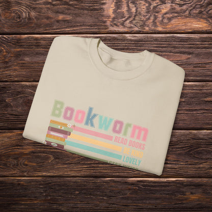 Bookworm Sweatshirt, Book lover Sweatshirt, Teacher Gift for book lover, Library Gifts, Reading Books Crewneck