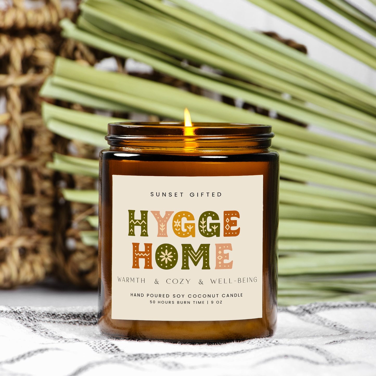 Hygge Home Candle Gift Cozy - Scandinavian Style Candle
