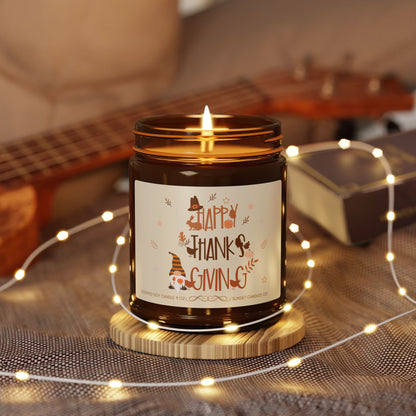Thanksgiving Candle, Autumn Scented Soy Candle -  Fall Candle Decor
