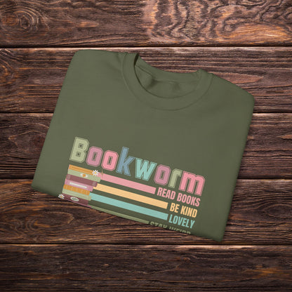 Bookworm Sweatshirt, Book lover Sweatshirt, Teacher Gift for book lover, Library Gifts, Reading Books Crewneck
