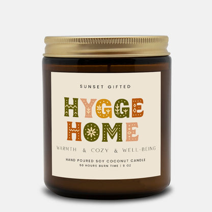 Hygge Home Candle Gift Cozy - Scandinavian Style Candle