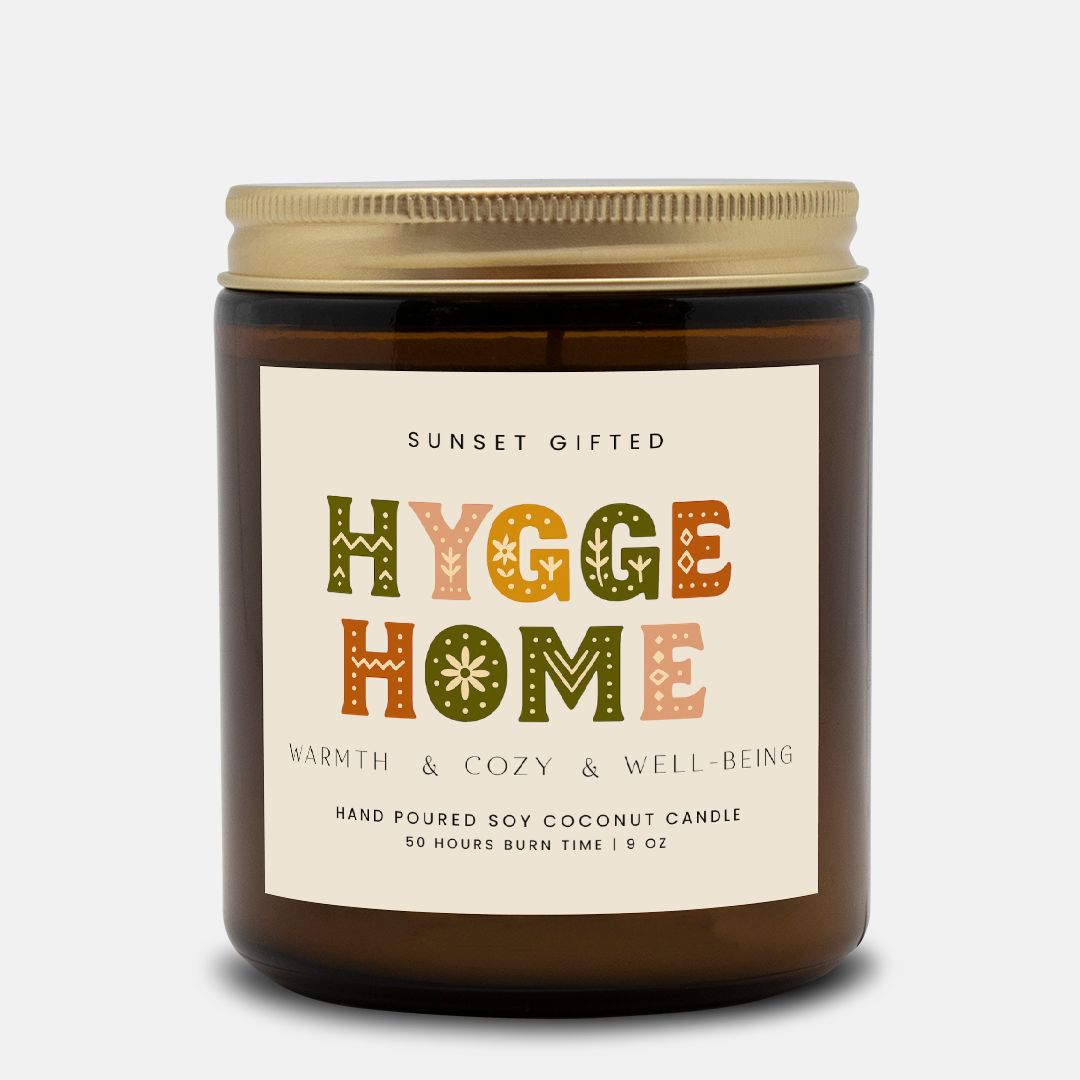 Hygge Home Candle Gift Cozy - Scandinavian Style Candle