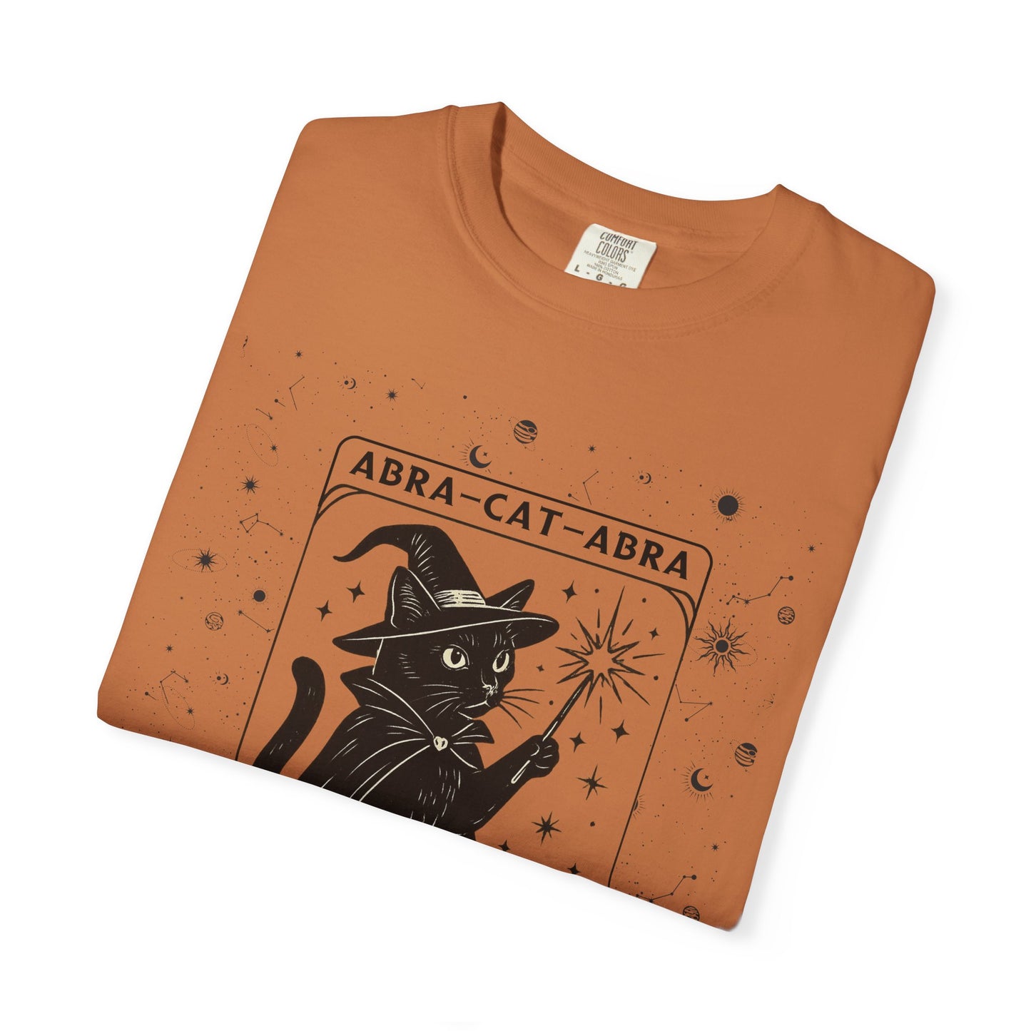 Black Cat T-shirt - Spooky Shirt Halloween - Zodiac Astrology Tee